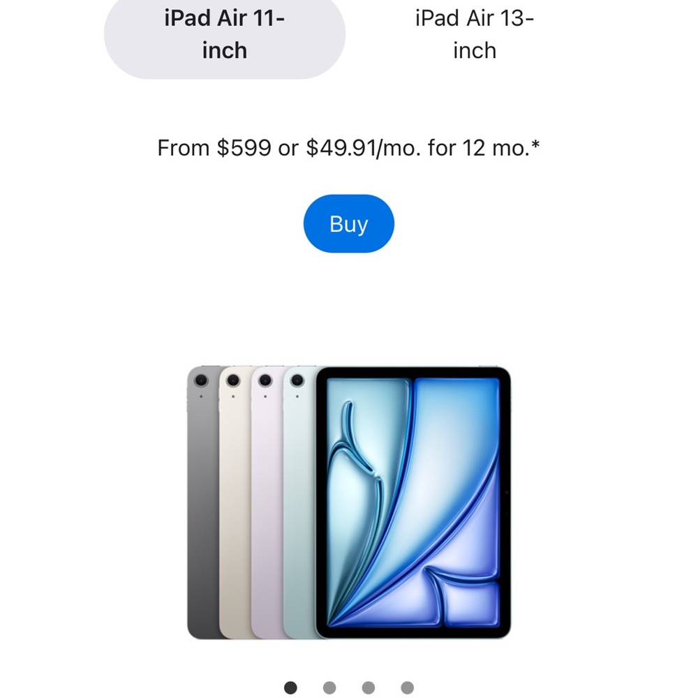 Apple iPad Air 11-inch - Multiple Colors
